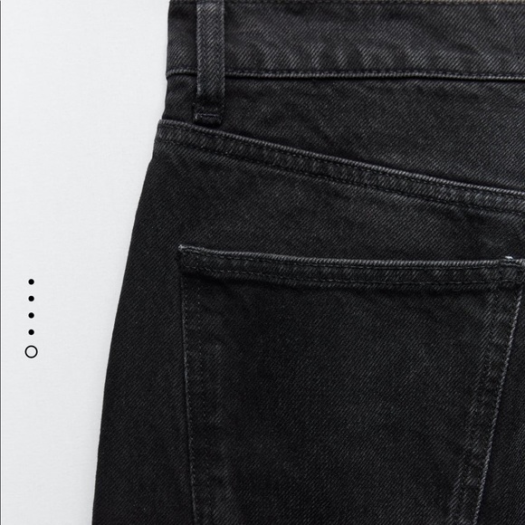 Zara Black Hi Rise Full Length Jeans. Size 27 (4) - Picture 4 of 5